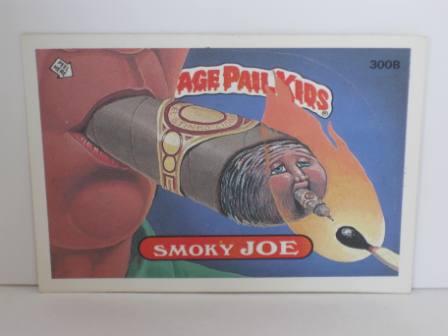 300B Smoky JOE 1987 Topps Garbage Pail Kids Card